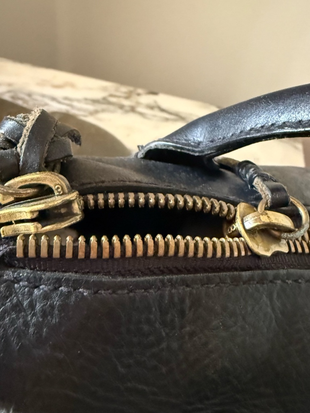 Madewell Prague Black Leather Handbag - Picture 5 of 5